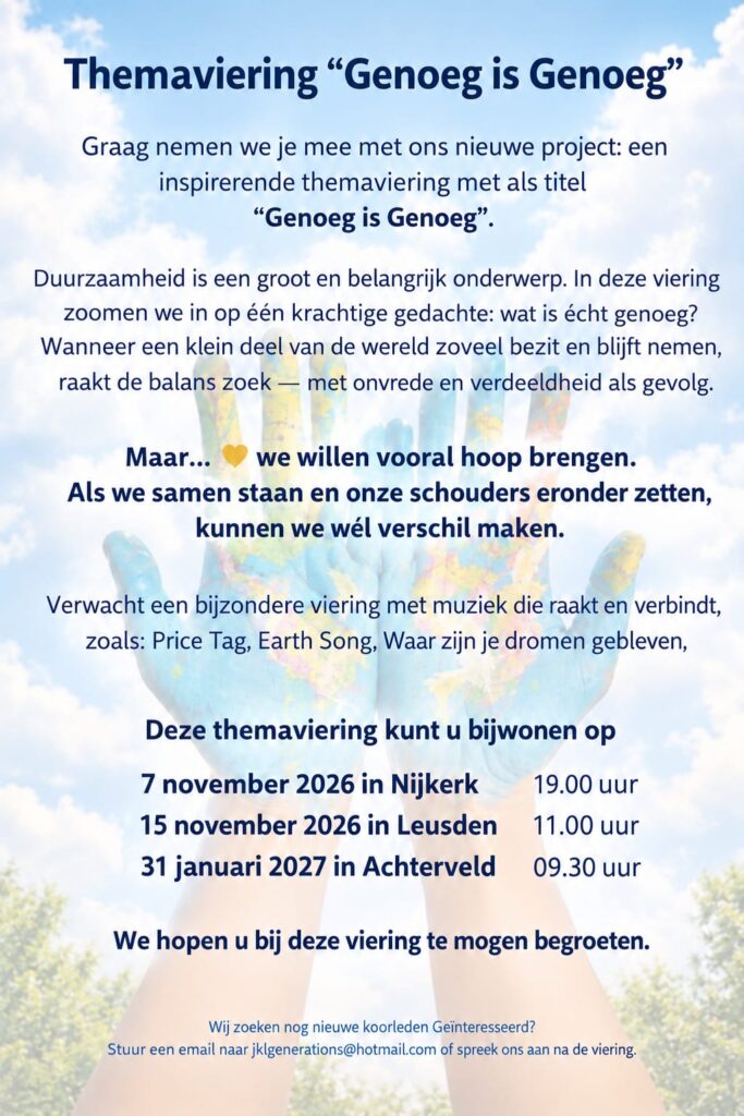 Themaviering Genoeg is Genoeg